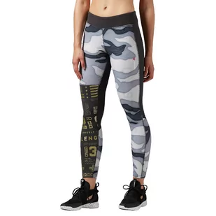 Legginsy Reebok One Series Elite damskie getry sportowe termoaktywne-XL - Legginsy - miniaturka - grafika 1