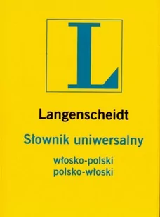 Langenscheidt Słownik uniwersalny włosko-polski, polsko-włoski - Iwona Terlikowska - Książki do nauki języka włoskiego - miniaturka - grafika 1