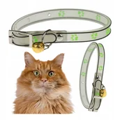 Obroże dla kotów - Obroża Dla Kota Silikonowa Regulowana Z Dzwoneczkiem Wodoodporna Silikon - miniaturka - grafika 1