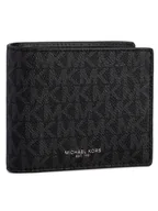 Portfele - Michael Kors Duży Portfel Męski Greyson 39F9LGYF5P Czarny - miniaturka - grafika 1