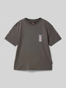 T-shirt z nadrukiem z logo - Koszulki dla chłopców - miniaturka - grafika 1