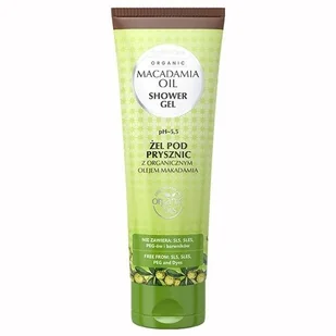GlySkinCare ORGANIC MACADAMIA OIL - SHOWER GEL - Żel pod prysznic z organicznym olejem makadamia GLYPZOMA - Kosmetyki do kąpieli - miniaturka - grafika 1