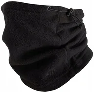 Apaszki i szaliki damskie - Chusta wielofunkcyjna bandana komin z polaru 4F U127 20S czarny - miniaturka - grafika 1