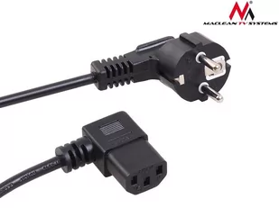 Maclean Kabel zasilający kątowy 3 pin 5M wtyk EU MCTV-804 1_487294 - Kable komputerowe i do monitorów - miniaturka - grafika 2