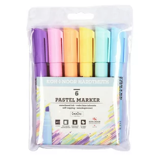 Koh-I-Noor Marker Pastelowy 6 kolorów - Przybory szkolne - miniaturka - grafika 2