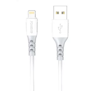 Kabel USB do Lightning Foneng X66, 20W, 3A, 1m (biały) - Kable - miniaturka - grafika 1