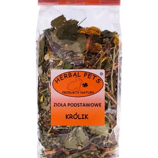 Herbal Pets ZIOŁA PODSTAWOWE KRÓLIK 125g - Przysmaki dla gryzoni - miniaturka - grafika 1