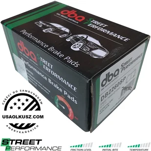 Klocki hamulcowe tylne DBA Street Performance Dodge Challenger SRT Scat Pack Hellcat - Klocki hamulcowe - miniaturka - grafika 3