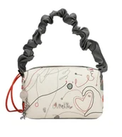 Torebki damskie - Anekke Ole torebka na ramię do ręki marszczony ozdobny uchwyt - miniaturka - grafika 1