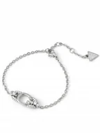 Bransoletki - Guess Oh My G srebrna bransoletka damska literka G kryształki JUBB04510JW - miniaturka - grafika 1