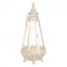 Clayre & Eef Duży Lampion Latarnia w Stylu Prowansalskim CE50387 - Lampiony i znicze - miniaturka - grafika 1
