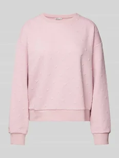 Bluza o kroju regular fit z dodatkiem wiskozy - Bluzy damskie - miniaturka - grafika 1