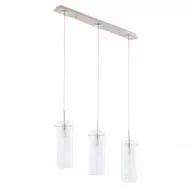 Lampy sufitowe - Italux Lampa wisząca Terni 3 x 40 W E14 chrom/satyna MD0118-3F - miniaturka - grafika 1