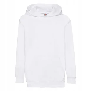 Bluza Dziecięca Z Kapturem Hooded Sweat Biały r. 9-11(140) - Bluzy dla dziewczynek - miniaturka - grafika 1