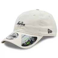 Czapki męskie - Czapka z daszkiem New Era Ne Heritage Script 60298668 Beżowy - miniaturka - grafika 1