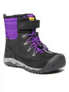 Buty dla dziewczynek - Keen Śniegowce Greta Boot Wp 1025522 Czarny - grafika 1