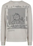 Bluzy męskie - ICEBERG ORYGINALNA BLUZA MĘSKA ROZMIAR L - miniaturka - grafika 1