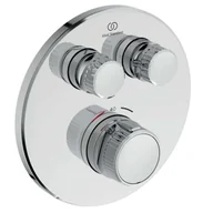 Baterie wannowe i prysznicowe - Ideal Standard CeraTherm Navigo - Podtynkowa termostatyczna bateria prysznicowa na 2 urządzenia, chrom A7296AA - miniaturka - grafika 1