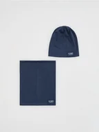 Moda i Uroda OUTLET - Reserved - Dzianinowy komplet - granatowy - miniaturka - grafika 1