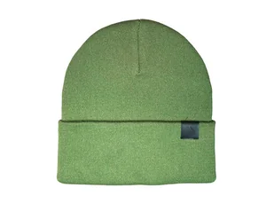 Zimowa czapka z bawełny - zielona One size - Czapki męskie - miniaturka - grafika 1