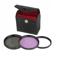 Filtry fotograficzne - ZESTAW FILTRÓW UV CPL FLD + ETUI FILTR 46 mm - miniaturka - grafika 1
