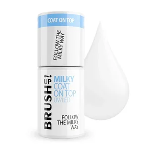 BrushUp! Milky Coat On Top mleczny top hybrydowy Follow The Milky Way 5g - Lakiery do paznokci - miniaturka - grafika 1