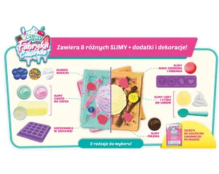 EPEE Slimy Fabryka Cukiernika Gofr zielono-różowy 094565 - Zabawki kreatywne - miniaturka - grafika 4