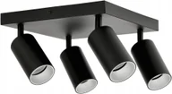 Lampy ścienne - Lampa Sufitowa Szyna Kinkiet Spot 4xGU10 Silver - miniaturka - grafika 1