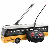 Zabawki zdalnie sterowane - AUTOBUS ZDALNIE STEROWANY ŻÓŁTY BUS NA PILOTA AUTO NA PILOTA - miniaturka - grafika 1