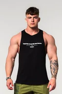 Koszulki sportowe męskie - Koszulka męska Nebbia Gym Tank Top FLEXIN' 360 Black XL - miniaturka - grafika 1