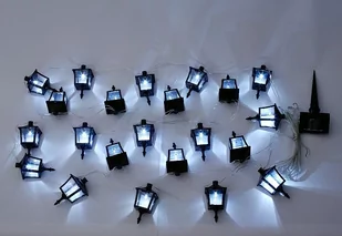 Garthen Łańcuch lamp ogrodowych solarny Garth - latarnie 24 diod LED - Lampy ogrodowe - miniaturka - grafika 1