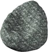 Pokrowce na meble - Pokrowiec na worek do siedzenia, liście na czarnym tle, pokrowiec Ø60  105 cm, Flowers - miniaturka - grafika 1