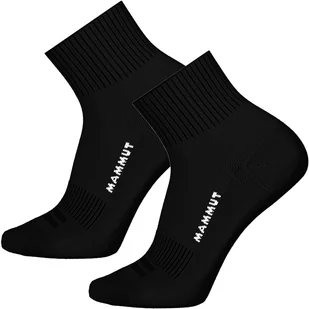 Skarpetki MAMMUT Everyday Quarter Socks 3-Pack black EU 39-41 - Skarpetki sportowe męskie - miniaturka - grafika 1