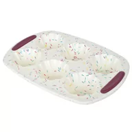 Formy do ciast - Silikonowa forma na muffiny FELICE, kremowa - miniaturka - grafika 1