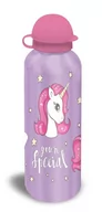 Bidony dla dzieci - Bidon UNICORN JEDNOROŻEC dla dziewczynki - fioletowy 500ml - miniaturka - grafika 1