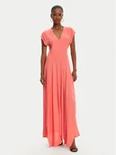 Sukienki - Patrizia Pepe Sukienka koktajlowa 2A2936 A8I1 R854 Koralowy Regular Fit - miniaturka - grafika 1