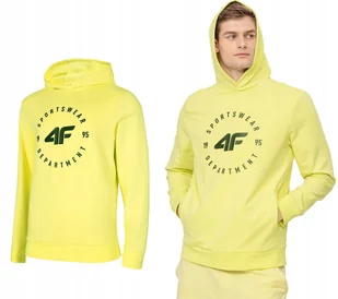 BLUZA MĘSKA 4F SPORTOWA Z KAPTUREM DRESOWA 3XL - Bluzy męskie - miniaturka - grafika 1