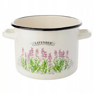Garnek emaliowany na indukcję i gaz Emalia Polska Pleszew Lavello 4,5 l 20 cm - Garnki - miniaturka - grafika 1