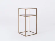 Ławy i stoliki kawowe - Stolik TENSIO 2 FLOOR METAL 30 Złoty - miniaturka - grafika 1