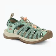 Buty trekkingowe damskie - Sandały trekkingowe damskie KEEN Whisper granite green/peach parfait - miniaturka - grafika 1