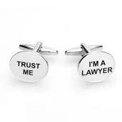 Spinki do mankietów i krawatów - Spinki do mankietów dla prawnika X2 N053 - miniaturka - grafika 1