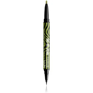 NYX Professional Makeup x Beetlejuice dwustronny eyeliner 03 Black + Green Chrome 0,1g + 0,4ml - Eyelinery - miniaturka - grafika 1