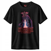 Koszulki męskie - Koszulka czarna męska Stranger Things Eleven Hawkins r. M - miniaturka - grafika 1