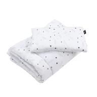 Pościel dla dzieci - Pościel bawełniana z wypełnieniem 80x100 w kropki i listki - miniaturka - grafika 1