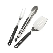 Zestawy do grillowania - Zestaw łaopatka, widelec, szczypce do grilla ze stali nierdzewnej Landmann - miniaturka - grafika 1