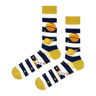 Skarpetki męskie - Skarpety kolorowe w paski kosmos / planety EM 23 - EM Men's Accessories - miniaturka - grafika 1