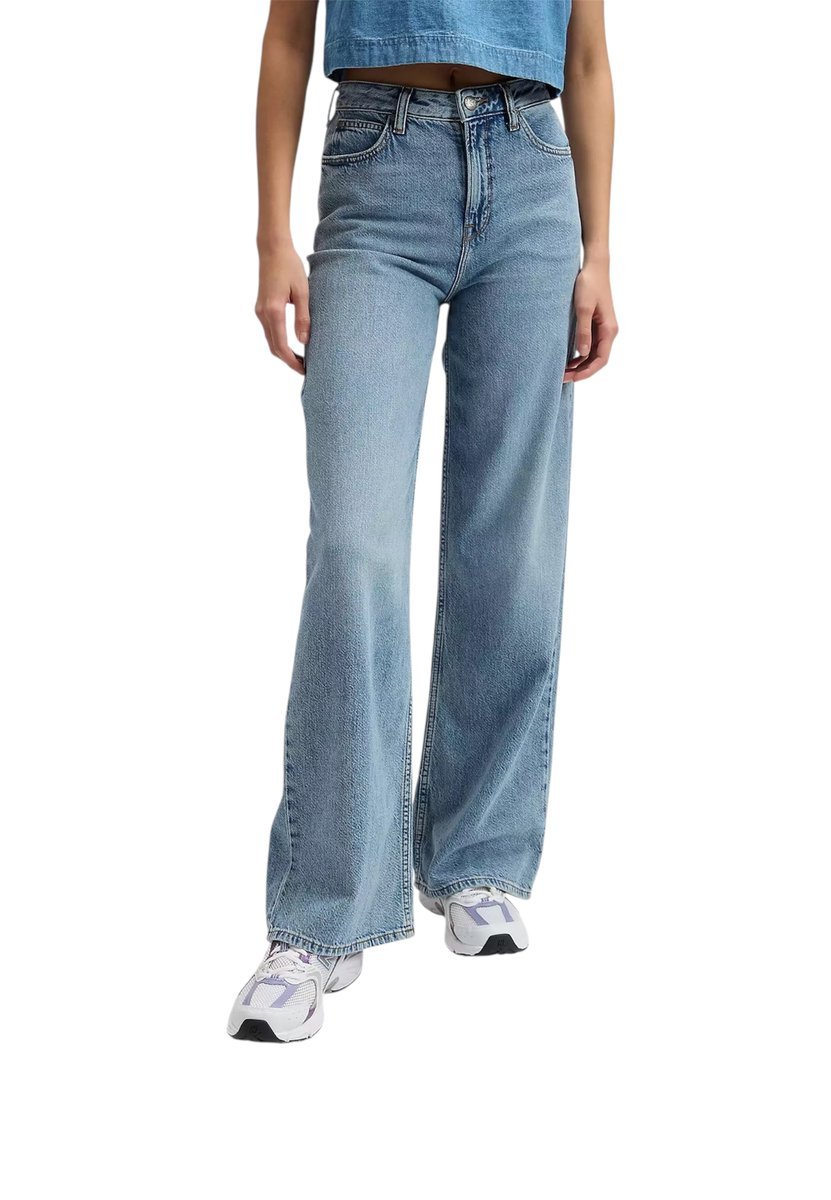 jeansy Stella wide leg damskie LEE jeansy gamba larga