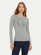 Bluzki damskie - Guess Bluzka W4BI29 I3Z14 Szary Regular Fit - miniaturka - grafika 1