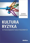 Biznes - Difin Kultura ryzyka w przedsiębiorstwach rodzinnych Joanna Sadkowska - miniaturka - grafika 1