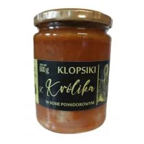 Króliki Amciu Klopsiki z królika w sosie pomidorowym 500 g - Szybkie dania obiadowe - miniaturka - grafika 1
